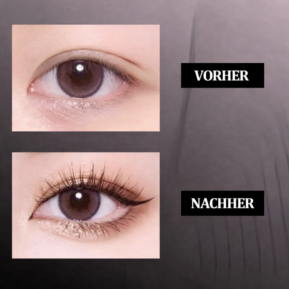 Waterproof Mascara, Volumizing & Lengthening Mascara with Precision Comb Brush, Smudge Proof