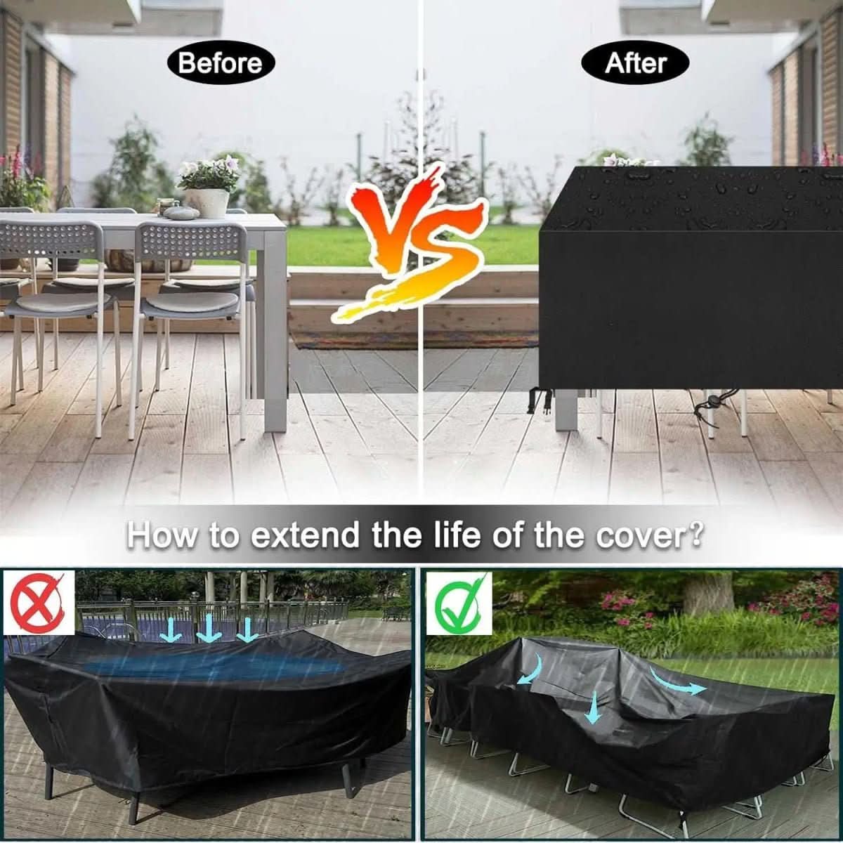 AeroVerra Premium patio furniture covers All-weather