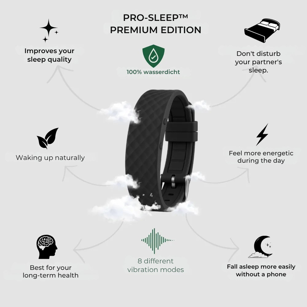 Silent Wake Alarm Clock, Adjustable Vibration Intensity