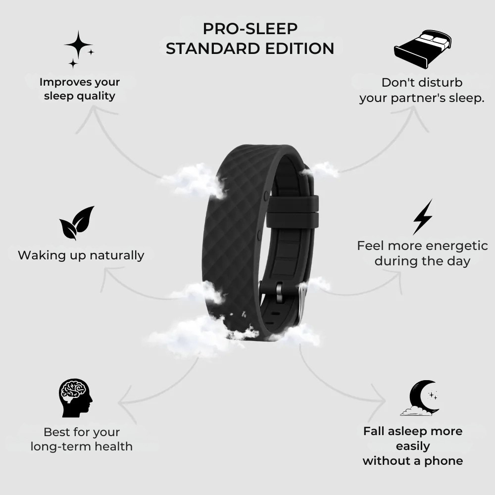 Silent Wake Alarm Clock, Adjustable Vibration Intensity