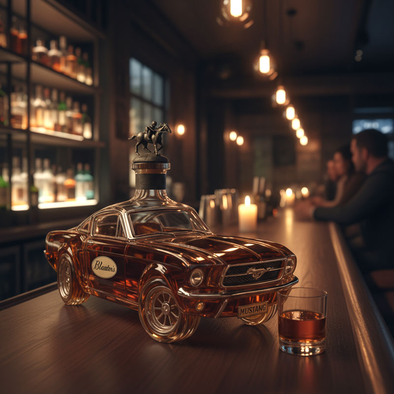 Mustang-Shaped Whiskey Decanter