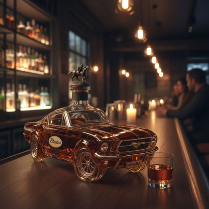 Mustang-Shaped Whiskey Decanter