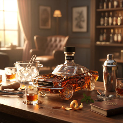 Mustang-Shaped Whiskey Decanter