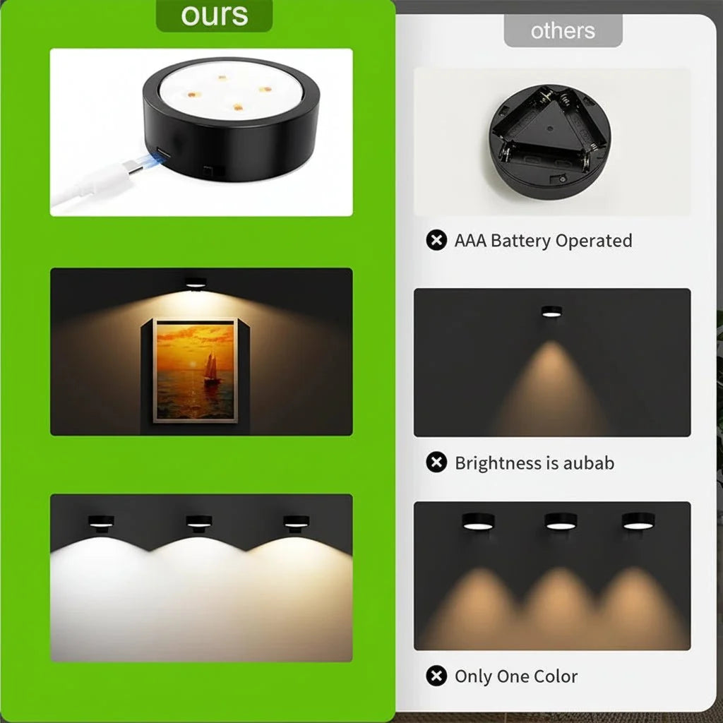 LUMIPIC Rechargeable LED Picture Light