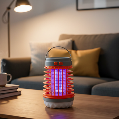 BUGDOME 2-in-1 Solar Mosquito Killer Lamp