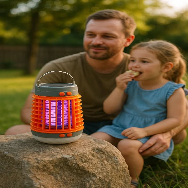 BUGDOME 2-in-1 Solar Mosquito Killer Lamp
