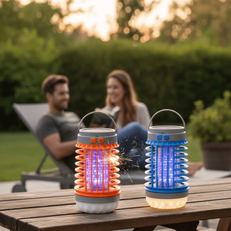BUGDOME 2-in-1 Solar Mosquito Killer Lamp