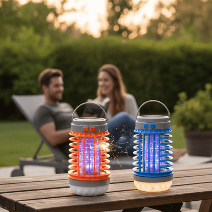 BUGDOME 2-in-1 Solar Mosquito Killer Lamp