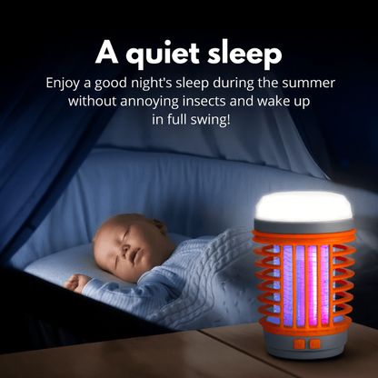 BUGDOME 2-in-1 Solar Mosquito Killer Lamp