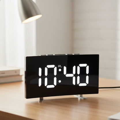 SILENTLITE Slim Digital Alarm Clock