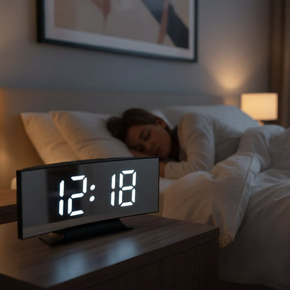 SILENTLITE Slim Digital Alarm Clock