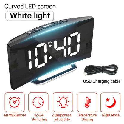 SILENTLITE Slim Digital Alarm Clock