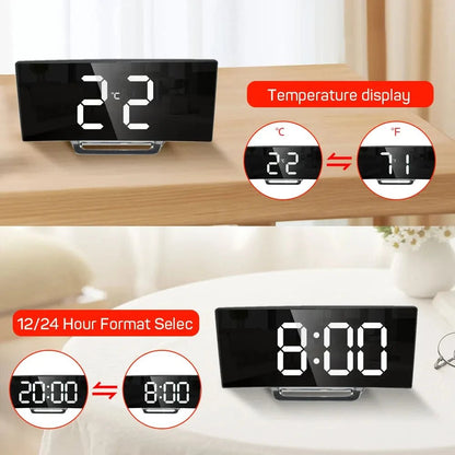SILENTLITE Slim Digital Alarm Clock