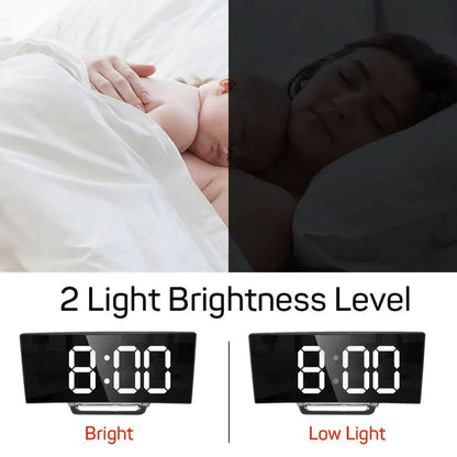 SILENTLITE Slim Digital Alarm Clock