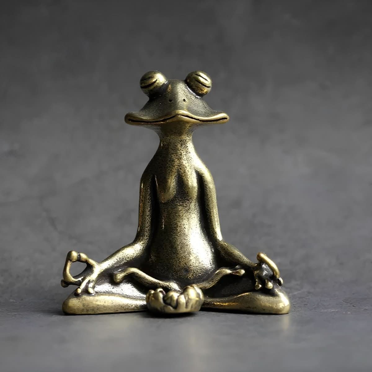 Serenova Meditation Frog Handmade Incense Holder lifestyle image 1