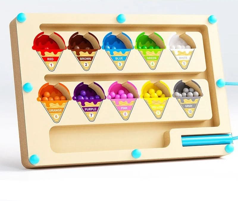 ColorQuest Magnetic Colour and Number Game