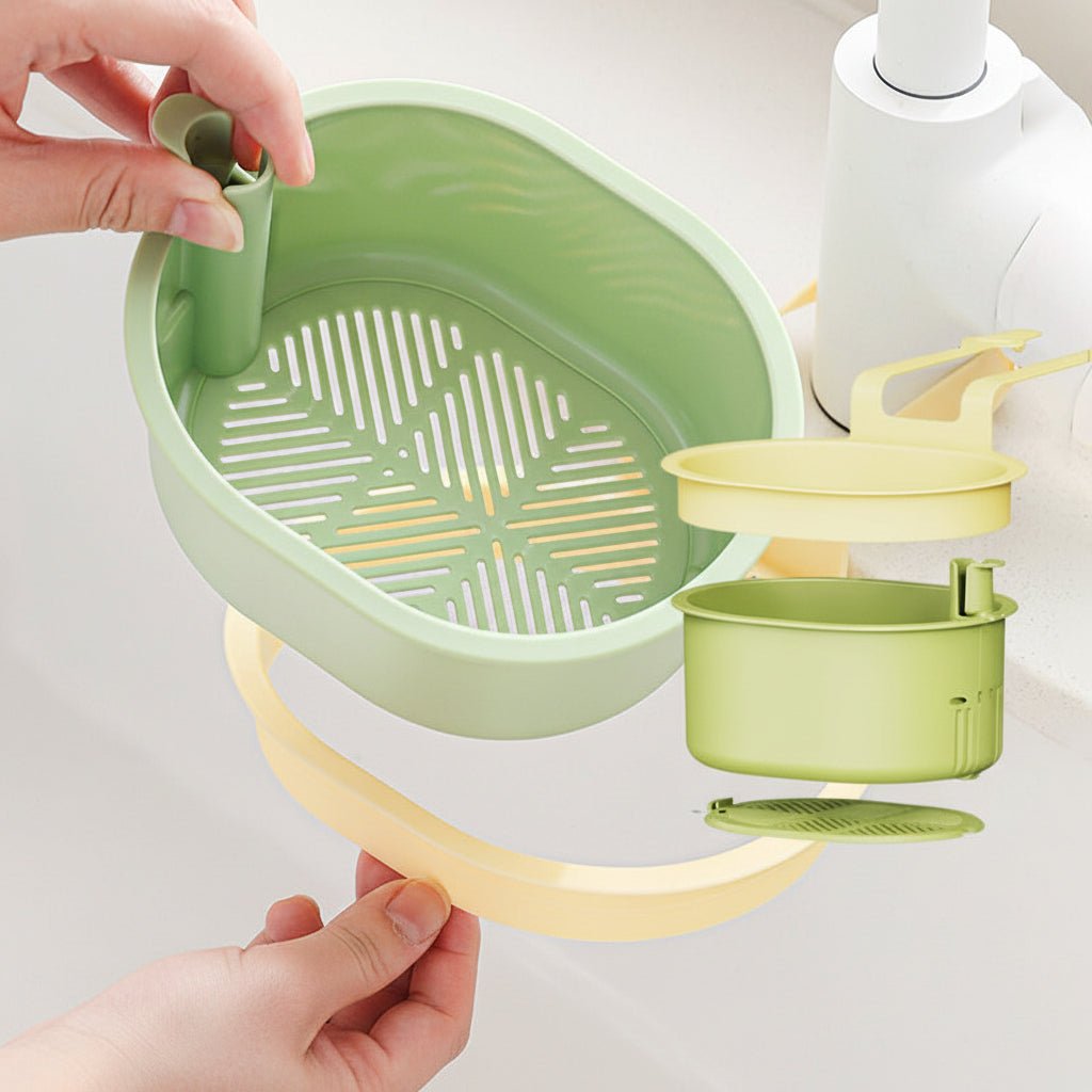 SIFTONA Hanging Sink Waste Basket