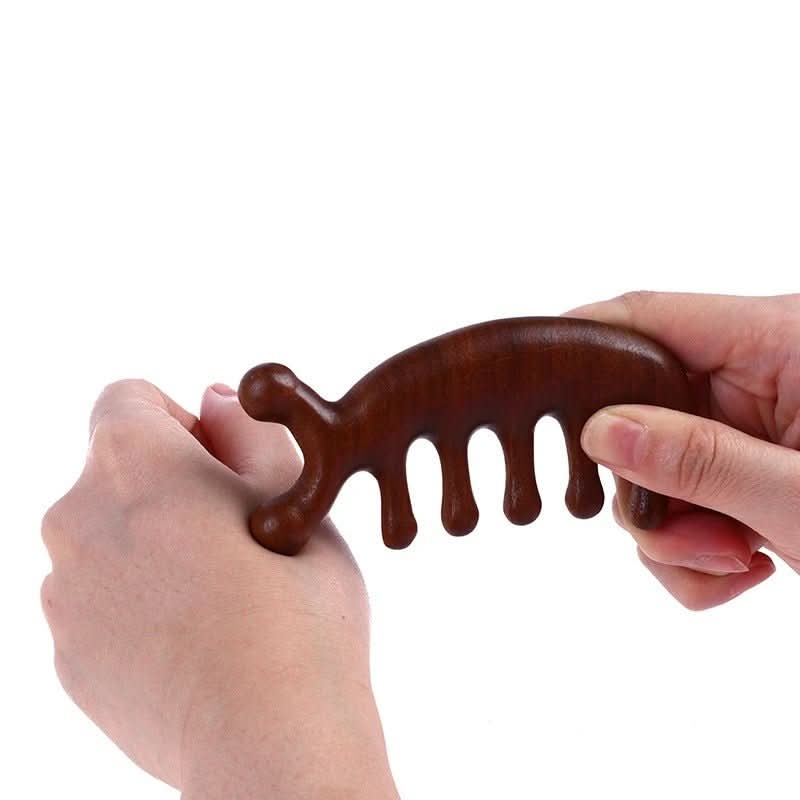 Calmcomb Luxury Sandalwood Massage Comb Antistatic