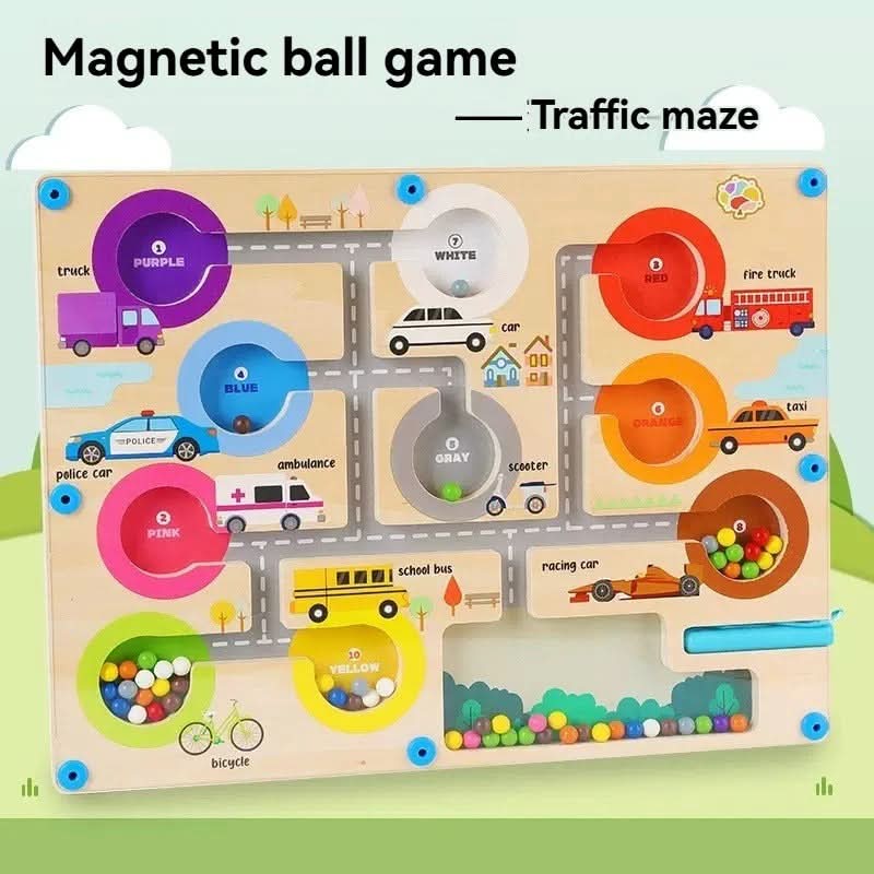 ColorQuest Magnetic Colour and Number Game
