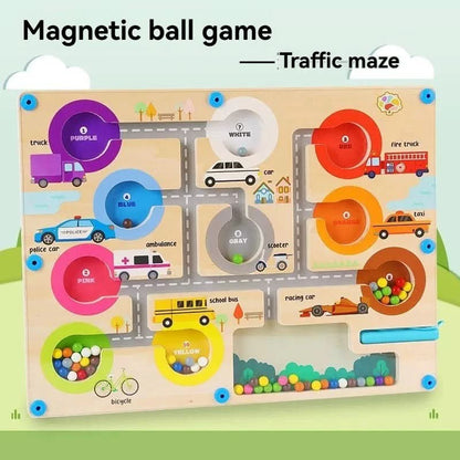 ColorQuest Magnetic Colour and Number Game