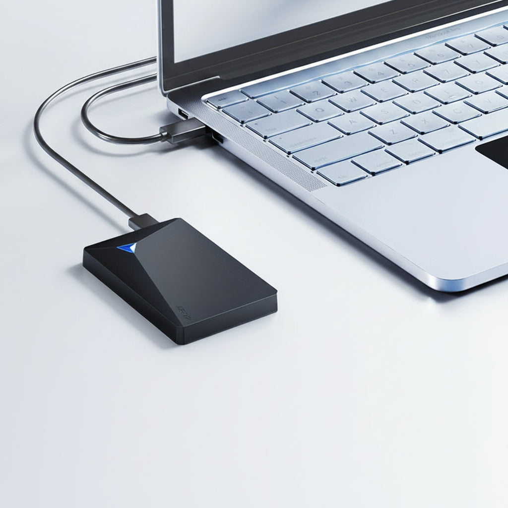 USB External Hard Drive 250GB to 500GB, Slim Portable Backup Drive for PC