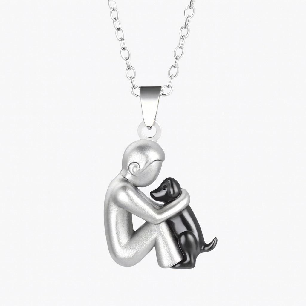 Hug Pendant Necklace (Dog/Cat Designs)
