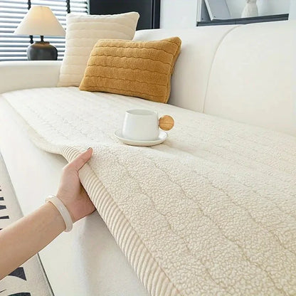 HOMEPETRA Soft Non-Slip Sofa Cover