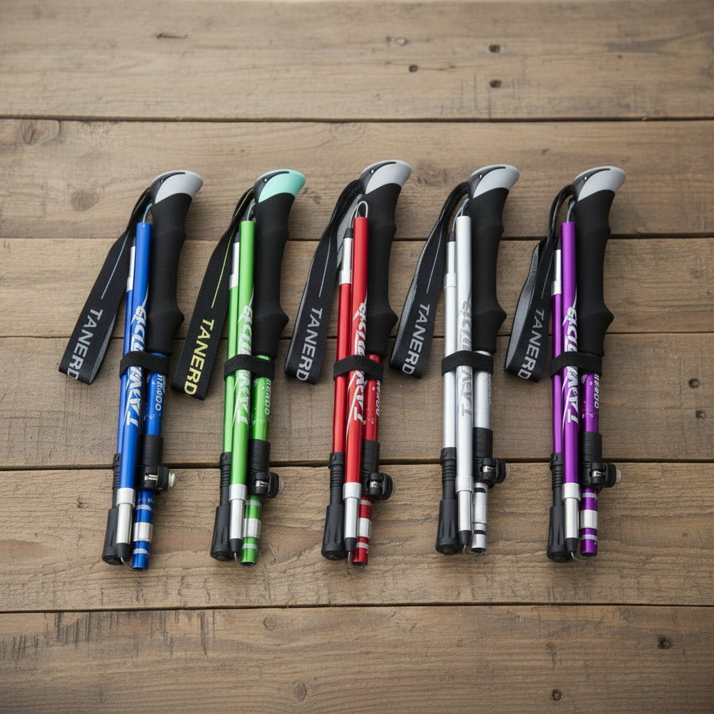 TREKKIFY Adjustable Foldable Walking Poles