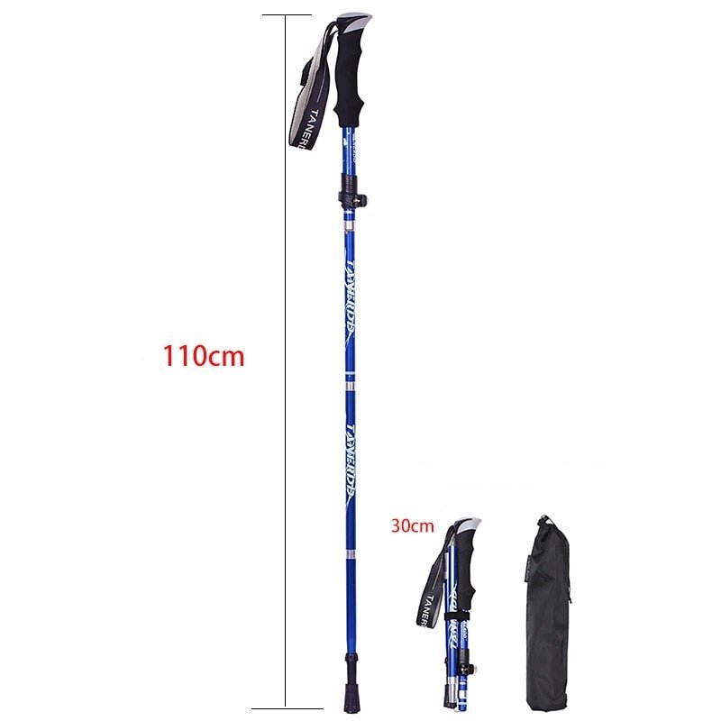 TREKKIFY Adjustable Foldable Walking Poles