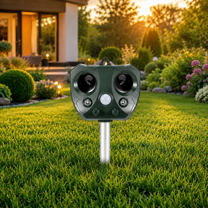 Ultrasonic Bird & Pest Defender Solar-Powered Animal