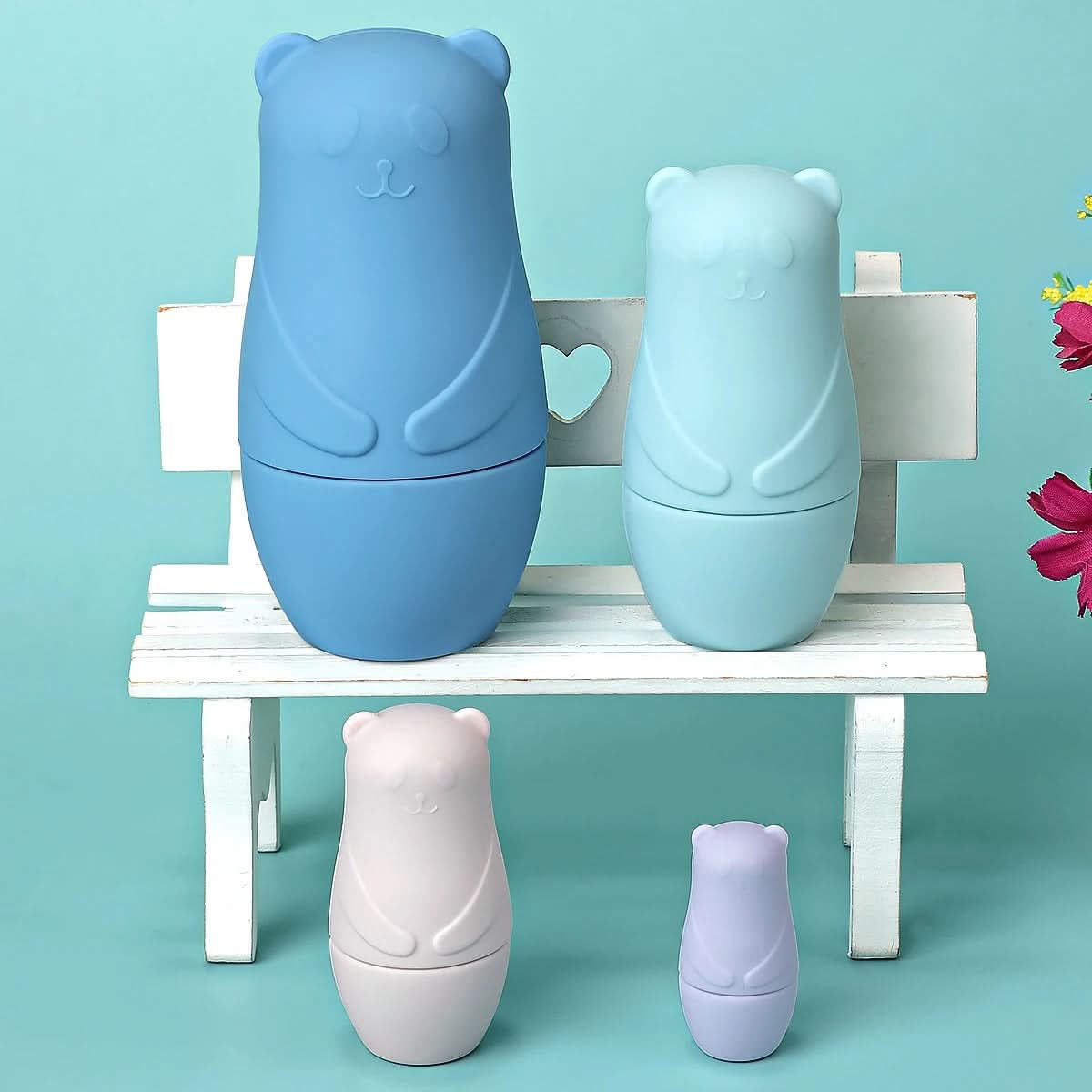 SiliconeNest Stackable Silicone Nesting Dolls