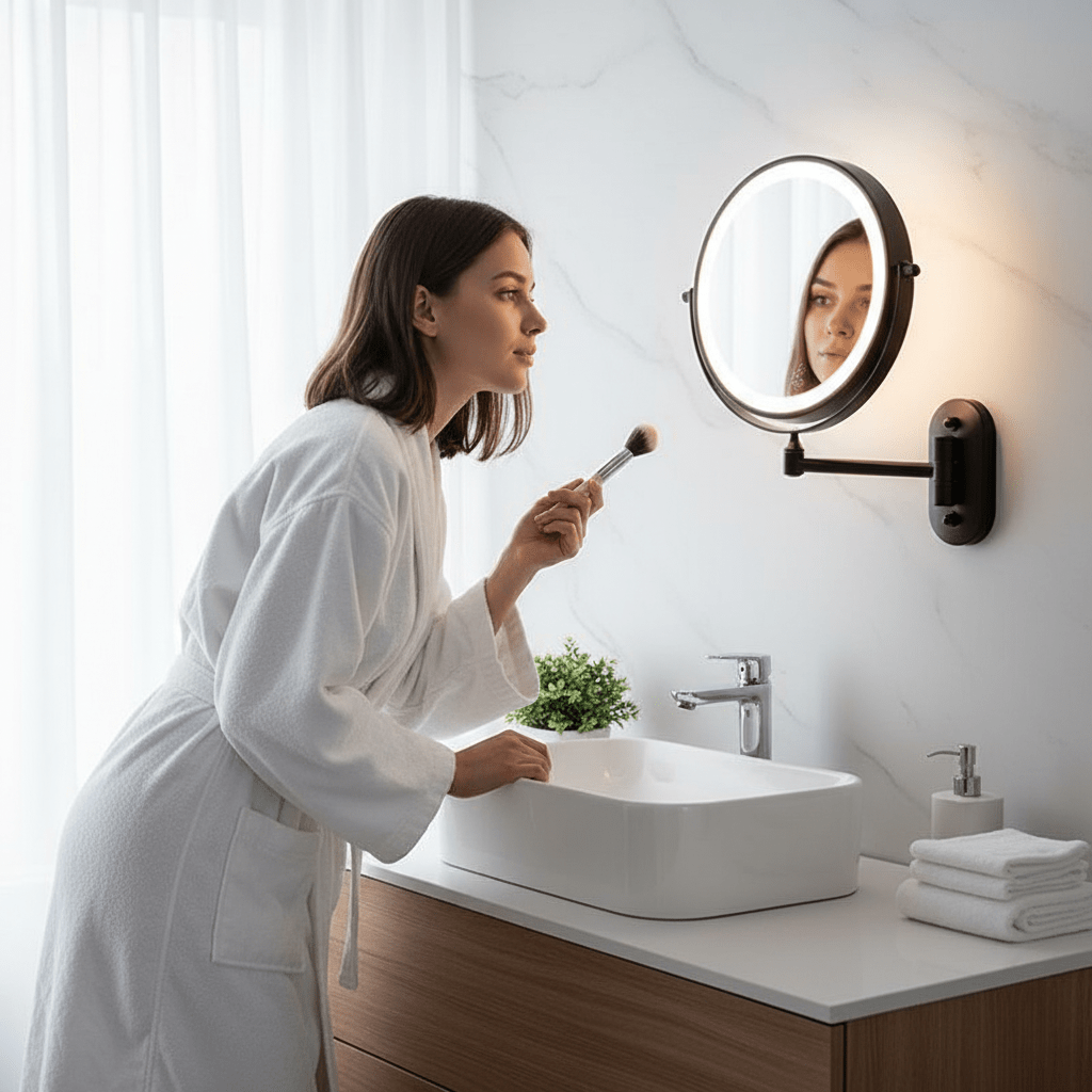 MAGNIFILUX LED Magnifying Mirror