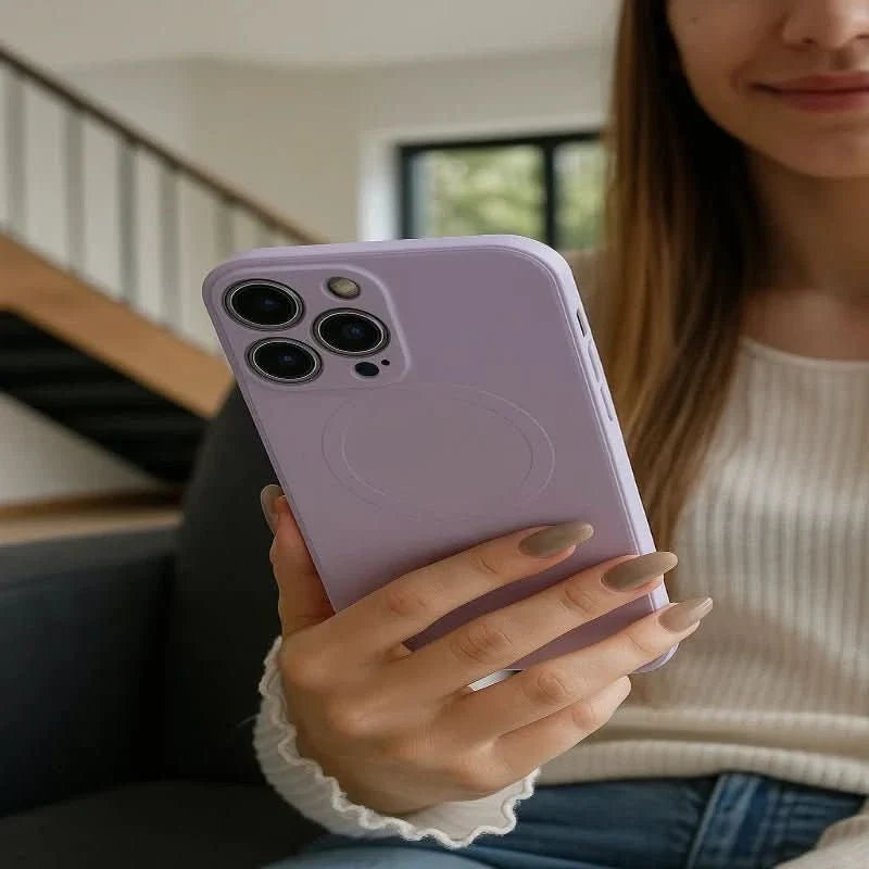 AuraGriff Magnetic Soft Silicone Case