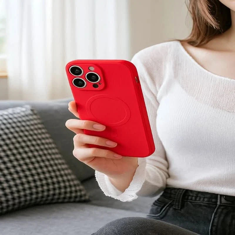 AuraGriff Magnetic Soft Silicone Case