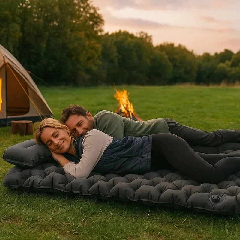 WANDERRUHE Ultra-light Self-inflating Double Hiking Mat