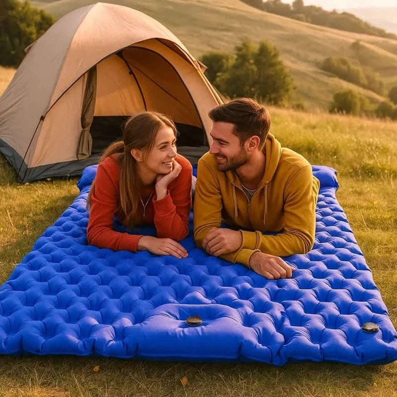 WANDERRUHE Ultra-light Self-inflating Double Hiking Mat