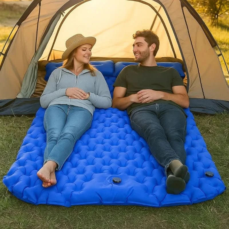 WANDERRUHE Ultra-light Self-inflating Double Hiking Mat