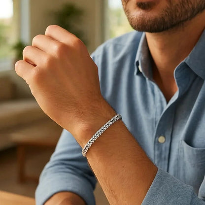 NEXUSBAND Braided Stainless Steel Bracelet
