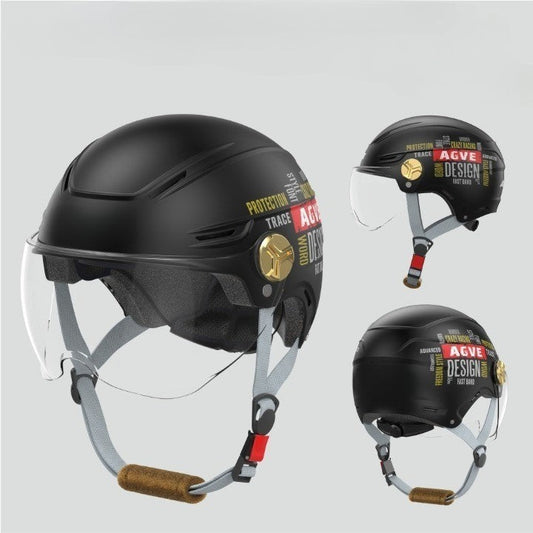 Retro Motorcycle Helmet, Heavy Duty Open Face Helmet