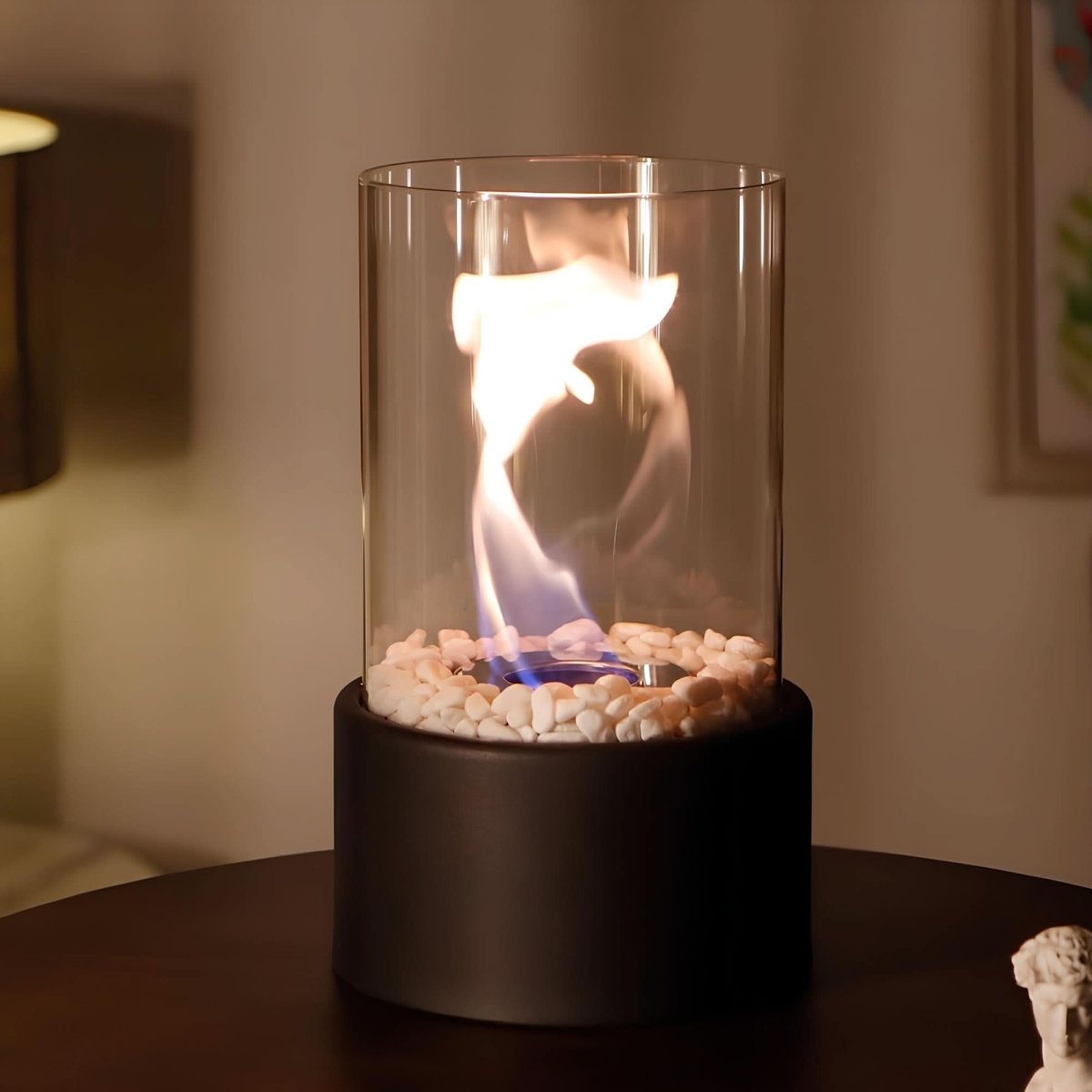 FLAMEAURA Glass Oil Lamp Refillable