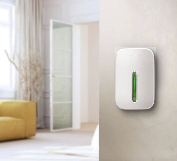 Self Powered Wireless Doorbell, Kinetic Doorbell with No Batteries, 120 m Range & 50+ Melodies