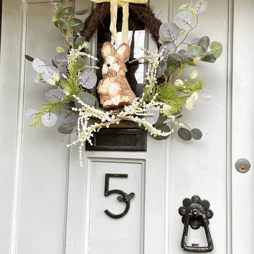 House Number Sign, Bee Design Address Numbers for Front Door, Garden Gate & Wall