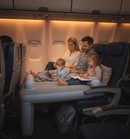 SkyComfort Inflatable Airplane Seat Bed