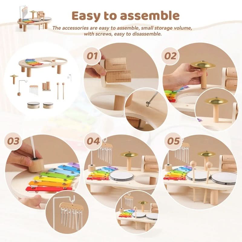 MELODINY SET Musical Wooden Toy