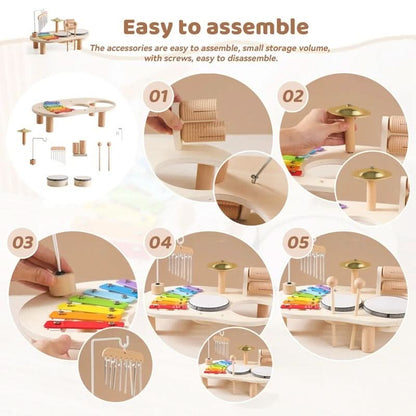 MELODINY SET Musical Wooden Toy