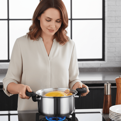 STEELPRESS Compact Stainless Steel Pressure Cooker