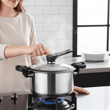 STEELPRESS Compact Stainless Steel Pressure Cooker