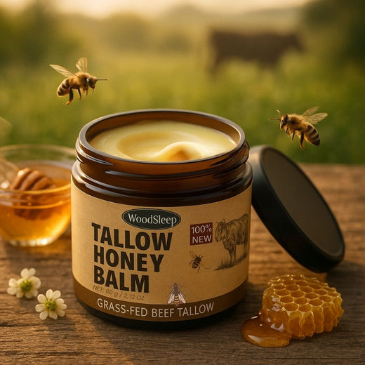Beef Tallow Moisturizer, Tallow and Honey Skin Cream for Face, Body & Hands