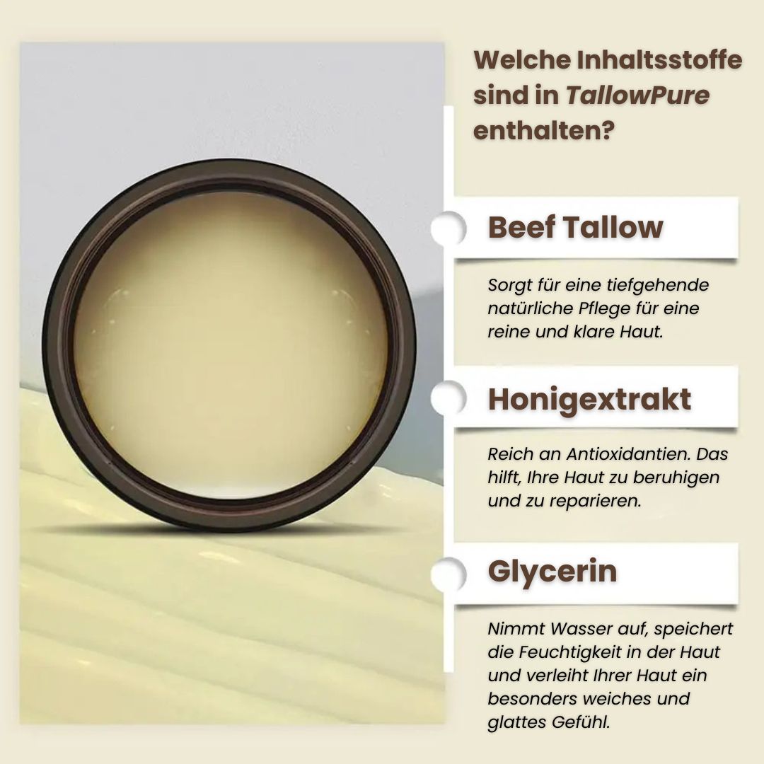 Beef Tallow Moisturizing Cream for Face and Body