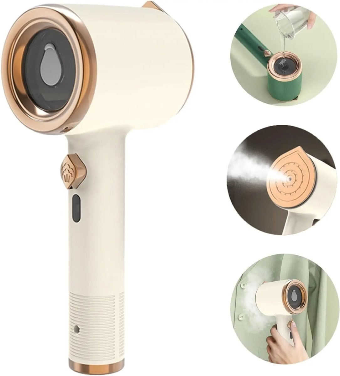 DEWRINKIQ Portable Handheld Fabric Steamer